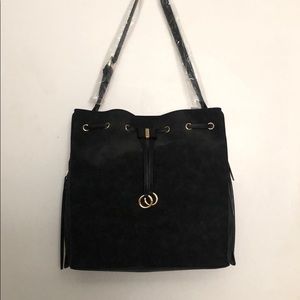 Black Shoulder Tote